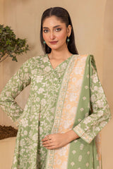 Zellbury Unstitched 3 Piece Digital Printed Lawn Suit-WUS26X30683