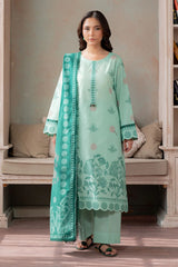 Zellbury Unstitched 3 Piece Lawn Vol-03 Suit-WUS26X30695