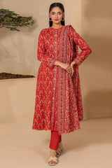 Zellbury Unstitched 3 Piece Digital Printed Lawn Suit-WUS26X30753