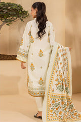 Zellbury Unstitched 3 Piece Digital Printed Lawn Suit-WUS26X30759