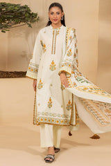 Zellbury Unstitched 3 Piece Digital Printed Lawn Suit-WUS26X30759
