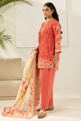 Zellbury Unstitched 3 Piece Lawn Edit 3 Suit-WUS26X30762