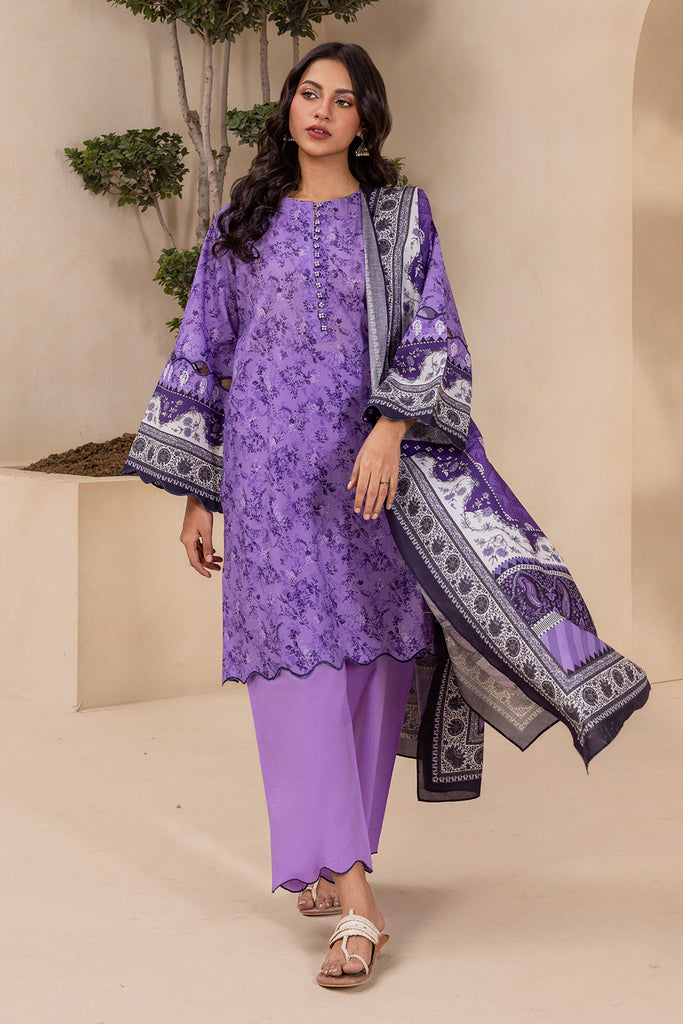 Zellbury Unstitched 3 Piece Lawn Edit 4 Suit-WUS26X30764 – Shomi