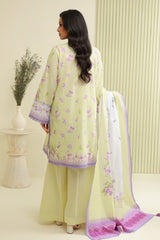 Zellbury Unstitched 3 Piece Lawn Edit 5 Suit-WUS26X30828