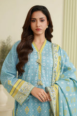 Zellbury Unstitched 3 Piece Lawn Vol-05 Suit-WUS26X30840