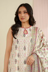 Zellbury Unstitched 3 Piece Lawn Edit 4 Suit-WUS26X30945