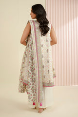 Zellbury Unstitched 3 Piece Lawn Edit 4 Suit-WUS26X30945