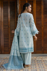Zellbury Unstitched 3 Piece Lawn Vol-06 Suit-WUS26X30987