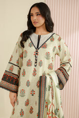 Zellbury Unstitched 3 Piece Lawn Edit 6 Suit-WUS26X31011