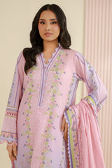 Zellbury Unstitched 3 Piece Lawn Edit 6 Suit-WUS26X31017