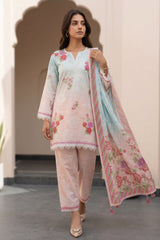 Zellbury Unstitched 3 Piece Lawn Vol-06 Suit-WUS26X31032