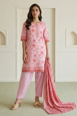 Zellbury Unstitched 3 Piece Lawn Edit 5 Suit-WUS26X31082
