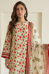 Zellbury Unstitched 3 Piece Lawn Edit 5 Suit-WUS26X31084
