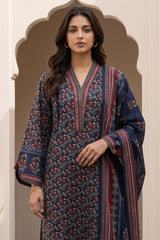 Zellbury Unstitched 3 Piece Lawn Edit 5 Suit-WUS26X38101