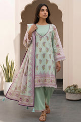 Zellbury Unstitched 3 Piece Lawn Edit 5 Suit-WUS26X38102