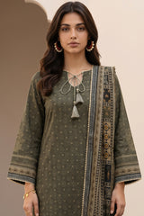 Zellbury Unstitched 3 Piece Lawn Edit 5 Suit-WUS26X38104