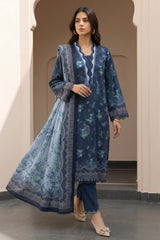 Zellbury Unstitched 3 Piece Lawn Edit 6 Suit-WUS26X38107