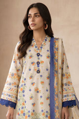 Zellbury Unstitched 3 Piece Lawn Edit 5 Suit-WUS26X38114