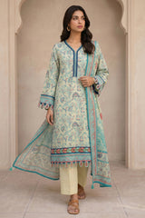 Zellbury Unstitched 3 Piece Lawn Edit 6 Suit-WUS26X38115