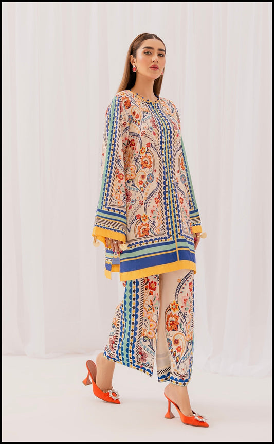 Zaib E Hoor Opal Threads 2Pc Stitched Suit