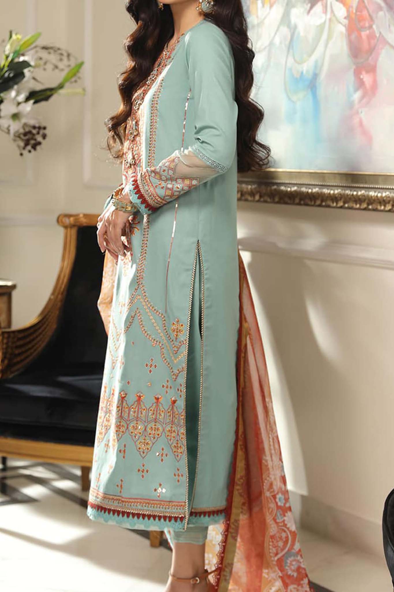 Aira by Asim Jofa Unstitched 3 Piece Eid Collection'2023-AJAI-37