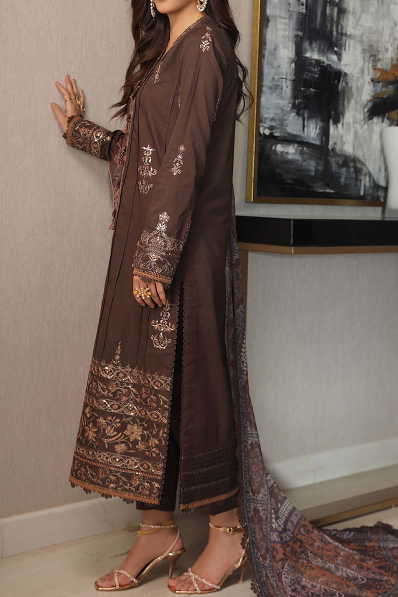 Aira by Asim Jofa Unstitched 3 Piece Eid Collection'2023-AJAI-31