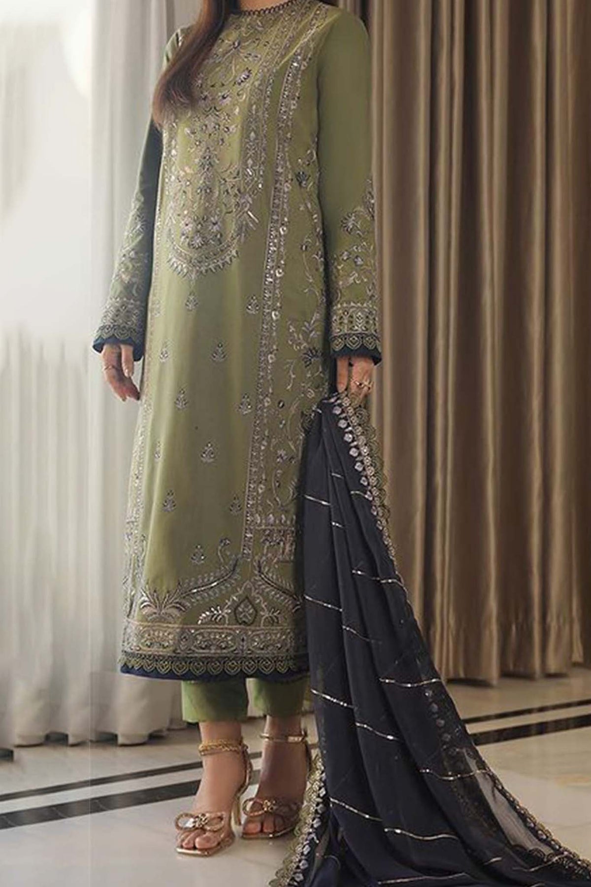 Aira by Asim Jofa Unstitched 3 Piece Eid Collection'2023-AJAI-24