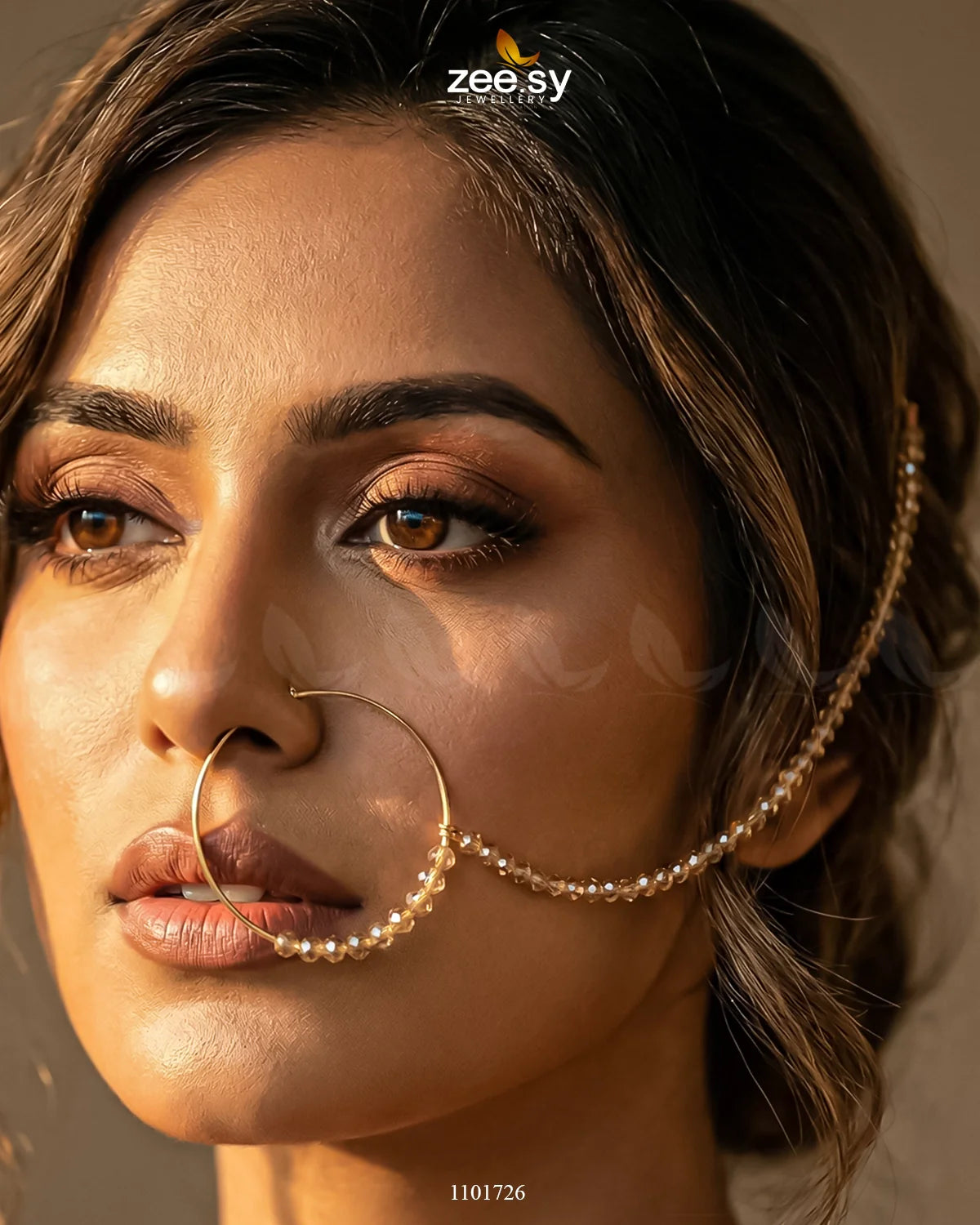 Wedding Nose Ring-0001 - Zeesy Jewellery