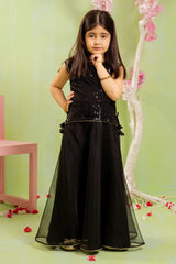 Shop Sequence Embroidered Net 3 Pc Suitâ??elegant, stylish, and comfy wedding dress for little girls.