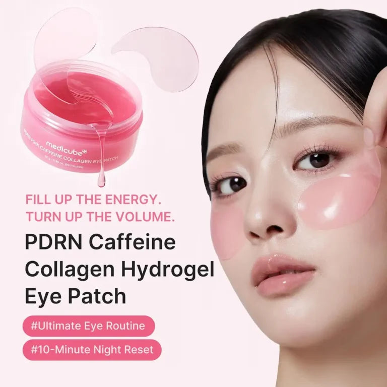 Medicube PDRN Pink Caffeine Collagen Eye Patch 85g 60pcs