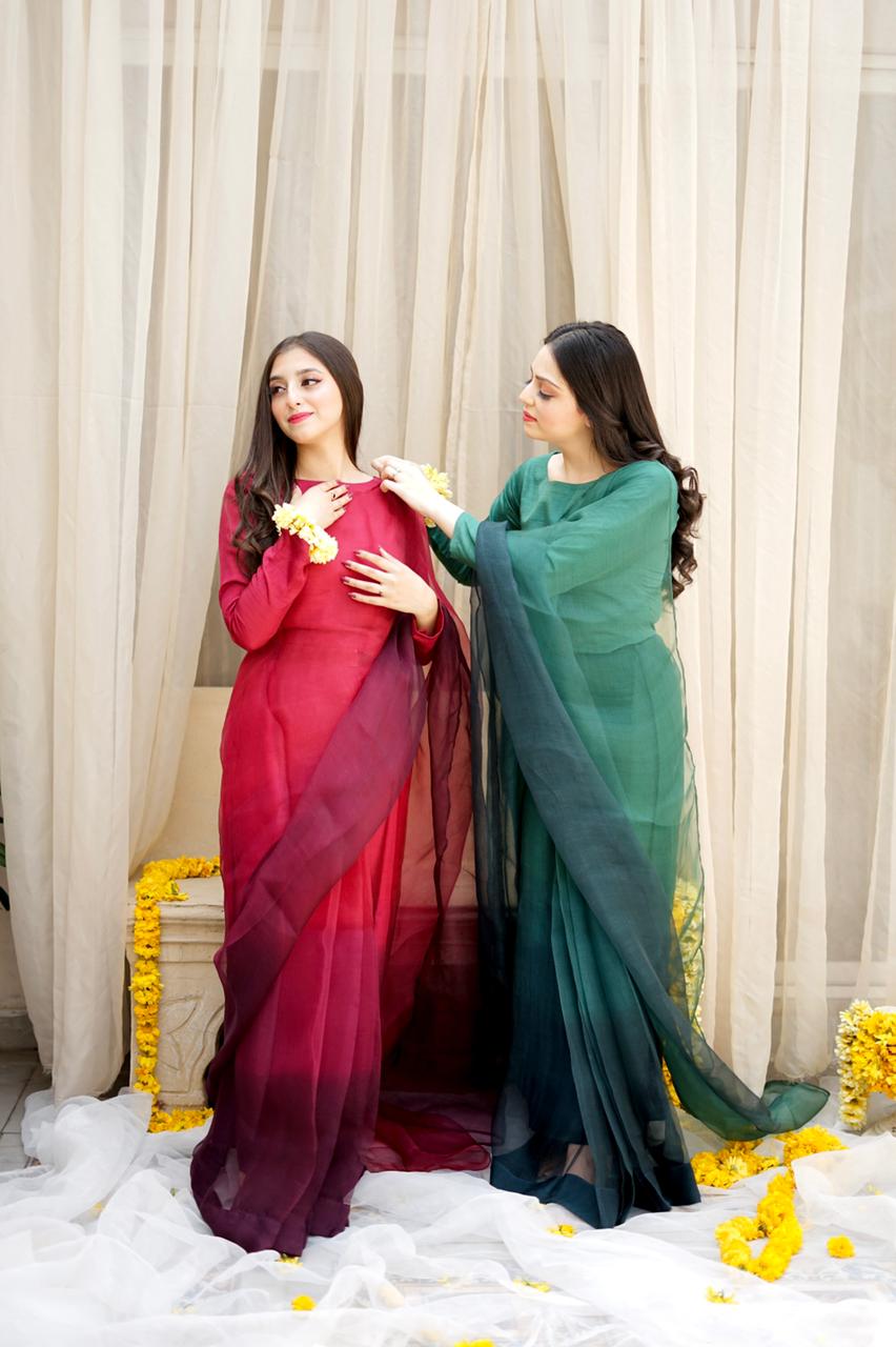Pashma Khan Stitched Luxury Saree Collection'2025-Zárgul
