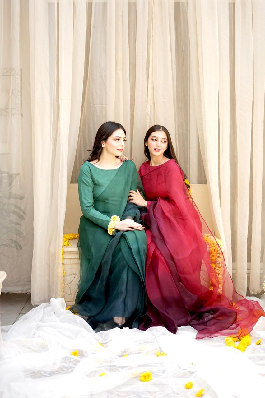 Pashma Khan Stitched Luxury Saree Collection'2025-Zárgul