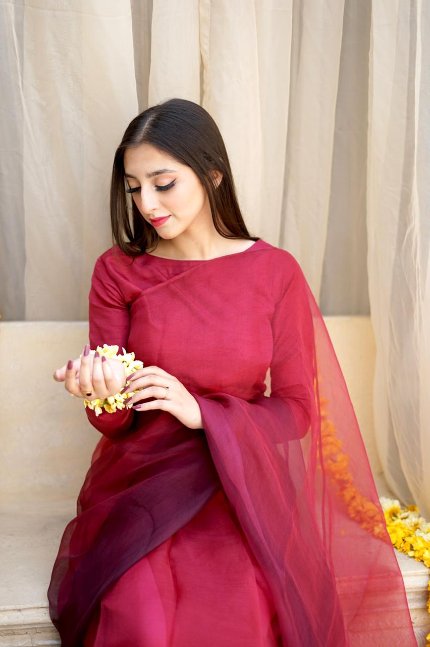 Pashma Khan Stitched Luxury Saree Collection'2025-Máhgul