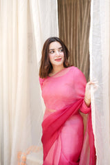 Pashma Khan Stitched Luxury Saree Collection'2025-Guláb