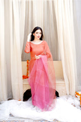 Pashma Khan Stitched Luxury Saree Collection'2025-Gendá