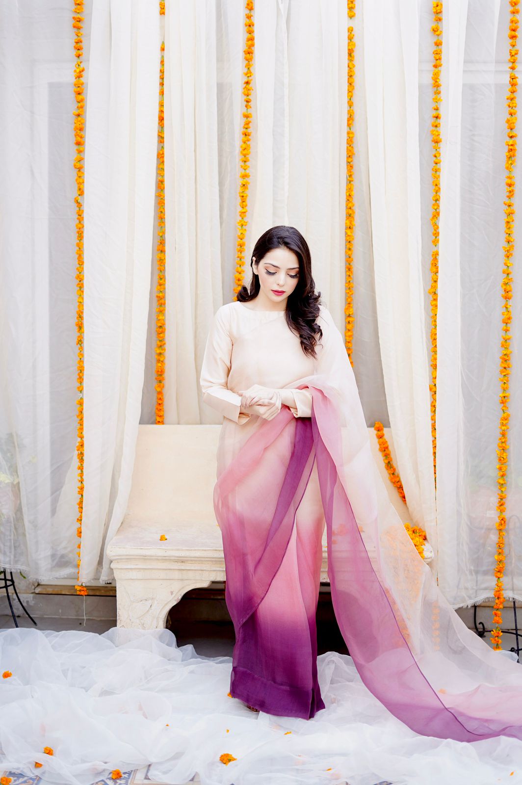 Pashma Khan Stitched Luxury Saree Collection'2025-Maya