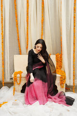 Pashma Khan Stitched Luxury Saree Collection'2025-Nighát