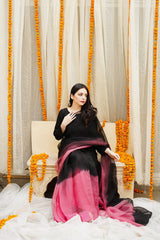 Pashma Khan Stitched Luxury Saree Collection'2025-Nighát