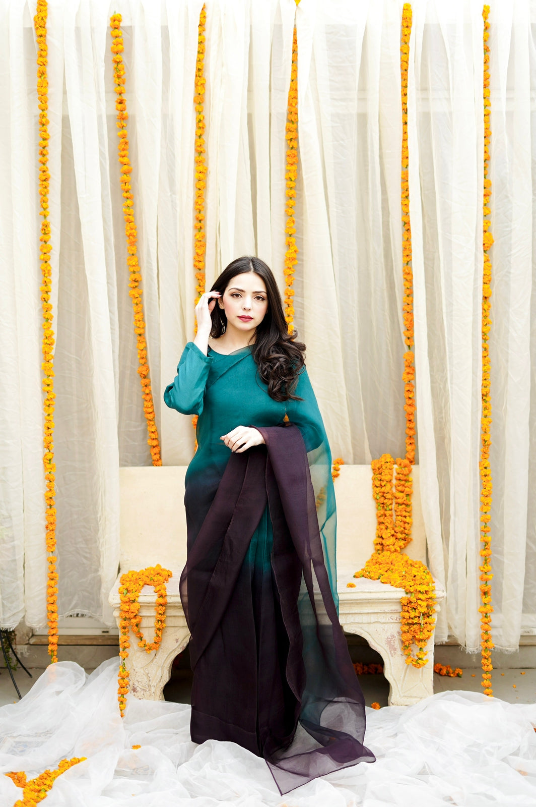 Pashma Khan Stitched Luxury Saree Collection'2025-Noór