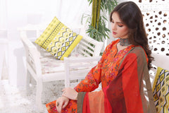 Feathers Unstitched 3 Piece Summer Collection-CEMRE-FT199