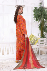 Feathers Unstitched 3 Piece Summer Collection-CEMRE-FT199