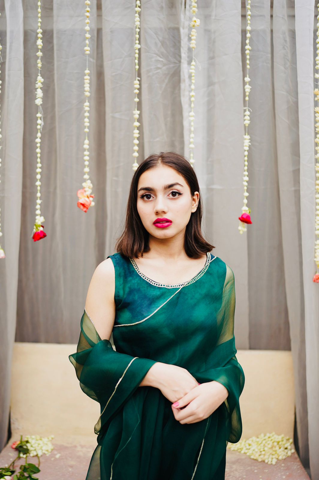 Pashma Khan Stitched Luxury Saree Collection'2025-Dilrubá