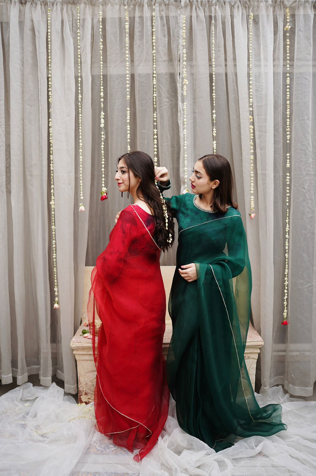 Pashma Khan Stitched Luxury Saree Collection'2025-Dilrubá