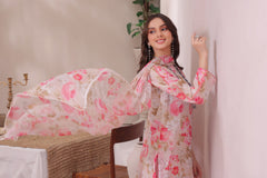 Feathers Unstitched 3 Piece Digital Printed Lawn Summer Suit-MABEL-FT273