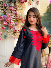 Zaib E Hoor SPECIAL EMBROIDERY BLACK 2PCS