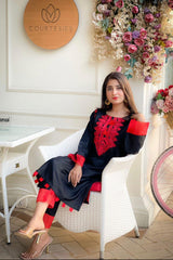 Zaib E Hoor SPECIAL EMBROIDERY BLACK 2PCS