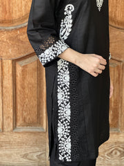 Zaib E Hoor Cutwork Stitched 2p Suit