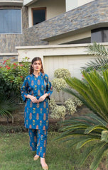 Zaib E Hoor Rangrasiya Floral Print 2Pcs Stitched