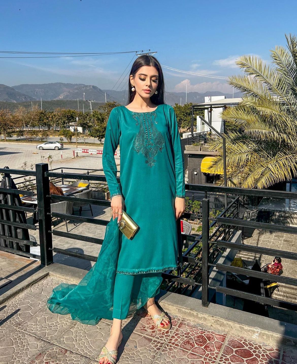 Zaman By MNM Stitched 3 Piece Winter Collection'2024-Jade