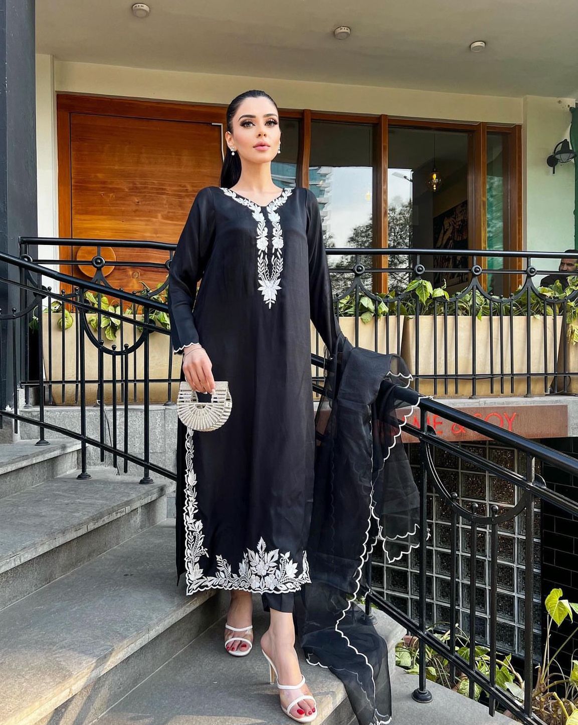 Zaman By MNM Stitched 3 Piece Winter Collection'2024-Coal